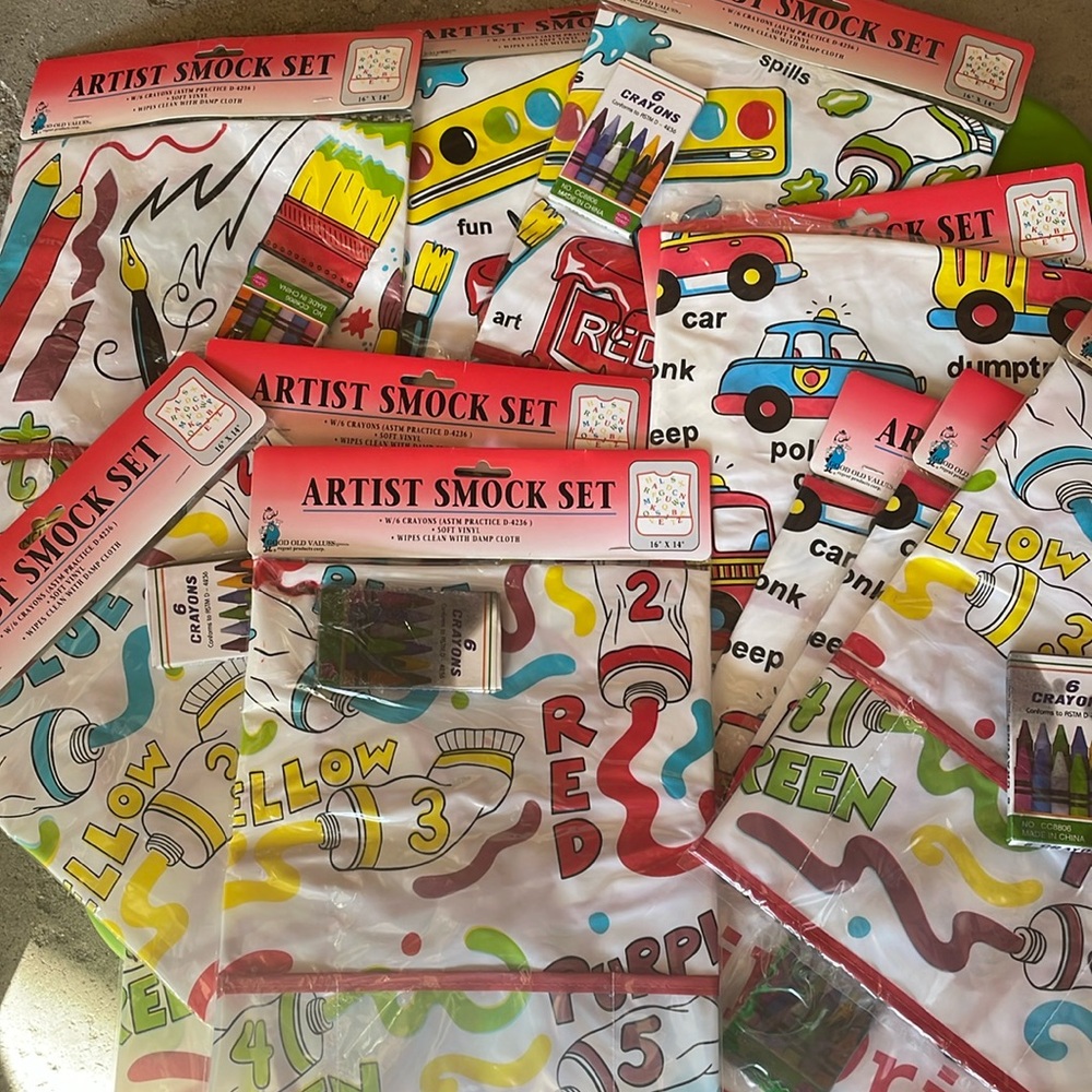 Artist Smock Set (12 total)